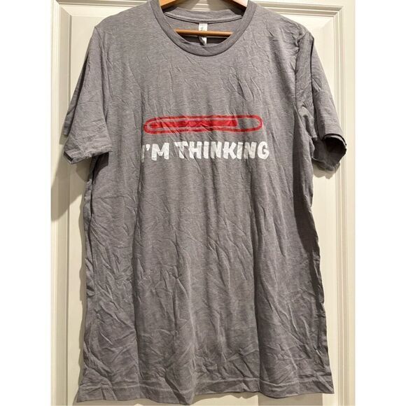 Loading, I'm Thinking T-shirt size Large - Picture 1 of 2